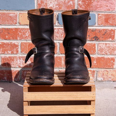 Mister Freedom Road Champ in Black Veg-Tanned Cowhide