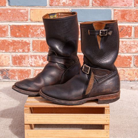 Mister Freedom Road Champ in Black Veg-Tanned Cowhide