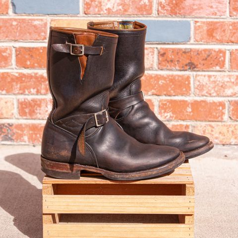Mister Freedom Road Champ in Black Veg-Tanned Cowhide