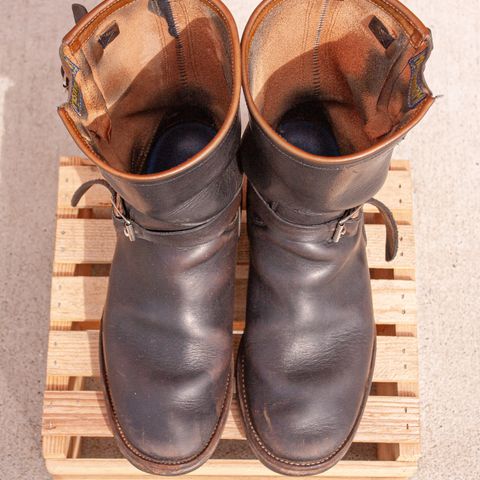 Mister Freedom Road Champ in Black Veg-Tanned Cowhide