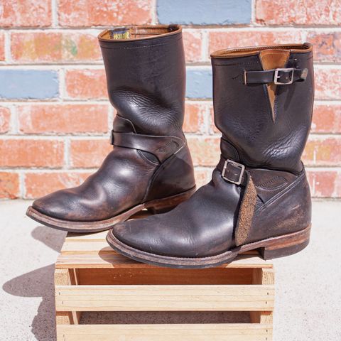 Mister Freedom Road Champ in Black Veg-Tanned Cowhide