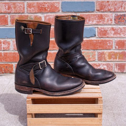 Mister Freedom Road Champ in Black Veg-Tanned Cowhide