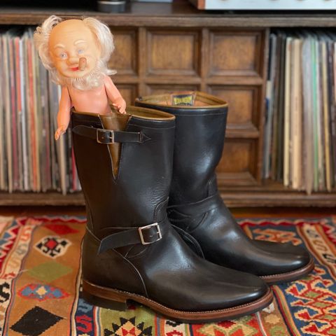 Mister Freedom Road Champ in Black Veg-Tanned Cowhide