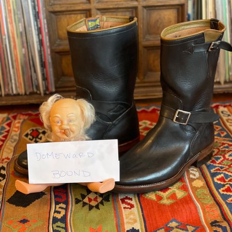 Mister Freedom Road Champ in Black Veg-Tanned Cowhide