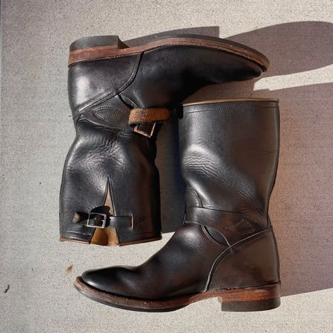 Mister Freedom Road Champ in Black Veg-Tanned Cowhide