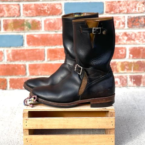 Mister Freedom Road Champ in Black Veg-Tanned Cowhide