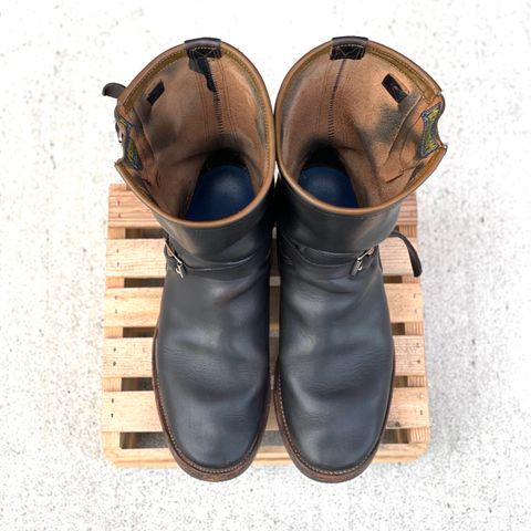 Mister Freedom Road Champ in Black Veg-Tanned Cowhide