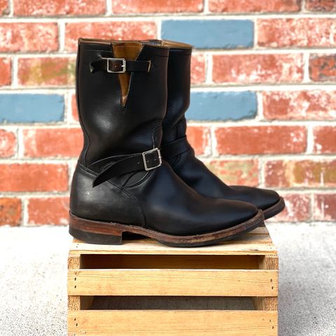 Mister Freedom Road Champ in Black Veg-Tanned Cowhide