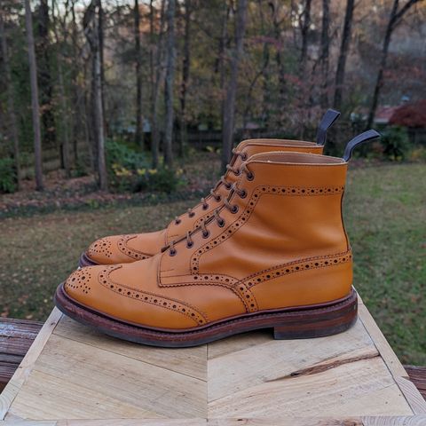 Tricker's Stow Country Boot in Acorn Antique