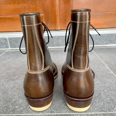 Onderhoud SVC02 Packer Boot in Horween Dark Cognac Shell Cordovan