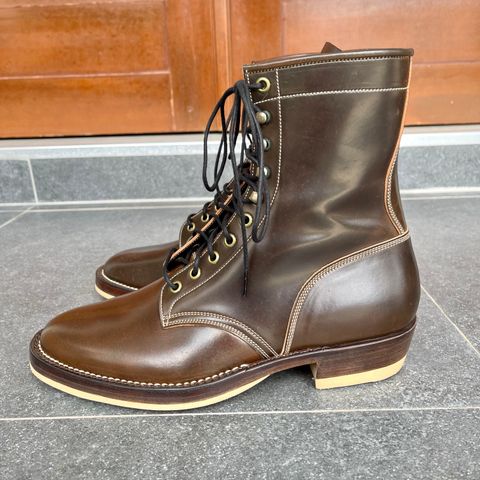 Onderhoud SVC02 Packer Boot in Horween Dark Cognac Shell Cordovan