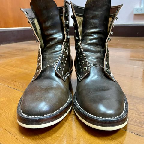 Onderhoud SVC02 Packer Boot in Horween Dark Cognac Shell Cordovan