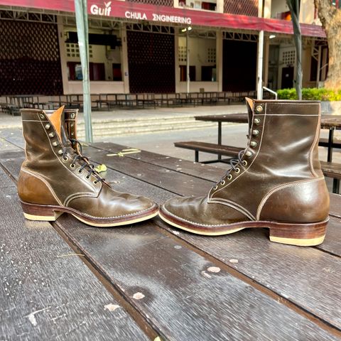 Onderhoud SVC02 Packer Boot in Horween Dark Cognac Shell Cordovan