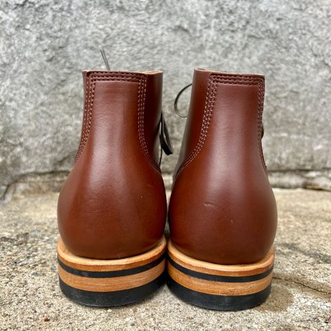 Viberg Boondocker BCT in Horween Pigment Brown Workshoe Butt