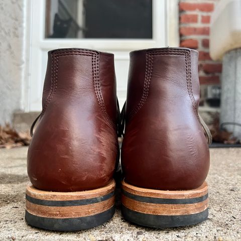 Viberg Boondocker BCT in Horween Pigment Brown Workshoe Butt