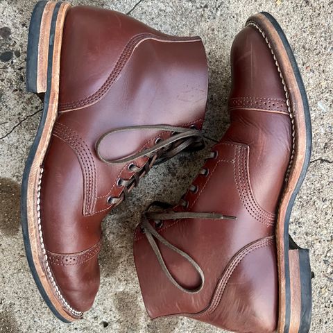Viberg Boondocker BCT in Horween Pigment Brown Workshoe Butt