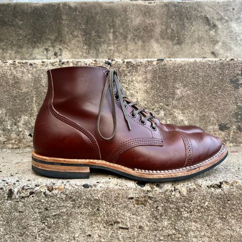 Viberg Boondocker BCT in Horween Pigment Brown Workshoe Butt