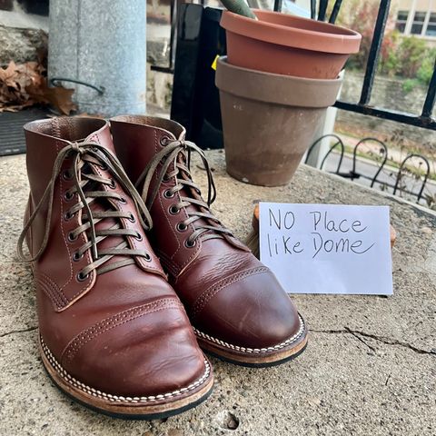 Viberg Boondocker BCT in Horween Pigment Brown Workshoe Butt