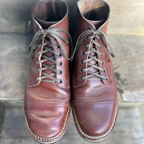 Viberg Boondocker BCT in Horween Pigment Brown Workshoe Butt