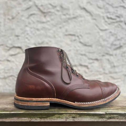 Viberg Boondocker BCT in Horween Pigment Brown Workshoe Butt
