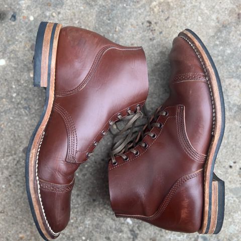 Viberg Boondocker BCT in Horween Pigment Brown Workshoe Butt