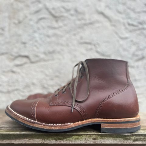 Viberg Boondocker BCT in Horween Pigment Brown Workshoe Butt
