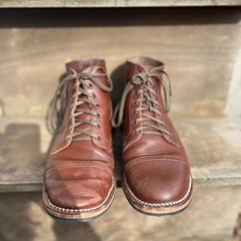 Viberg Boondocker BCT in Horween Pigment Brown Workshoe Butt