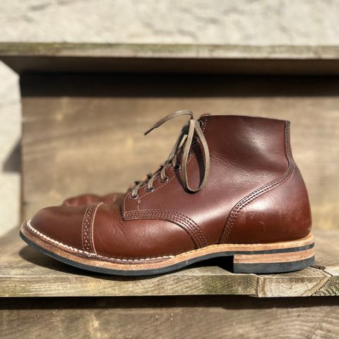Viberg Boondocker BCT in Horween Pigment Brown Workshoe Butt