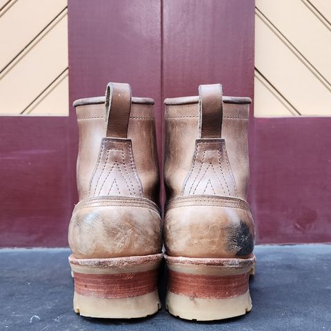Nicks Urban Logger in Horween Natural Chromexcel