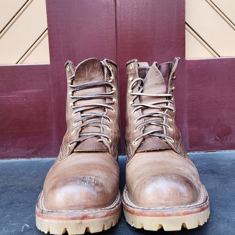 Nicks Urban Logger in Horween Natural Chromexcel