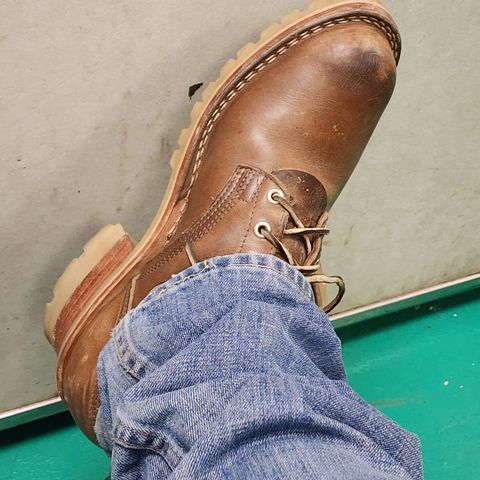 Nicks Urban Logger in Horween Natural Chromexcel