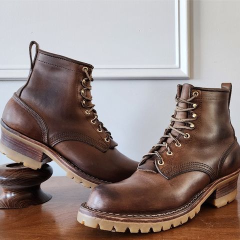 Nicks Urban Logger in Horween Natural Chromexcel