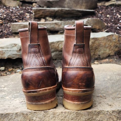 Nicks Urban Logger in Horween Natural Chromexcel