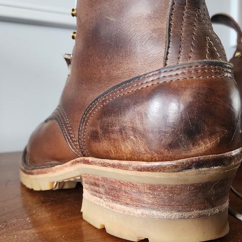 Nicks Urban Logger in Horween Natural Chromexcel