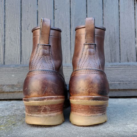 Nicks Urban Logger in Horween Natural Chromexcel