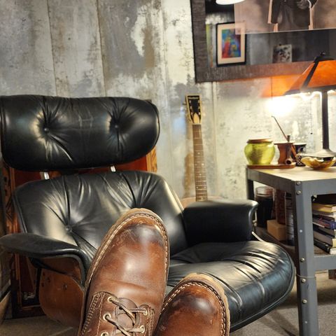 Nicks Urban Logger in Horween Natural Chromexcel