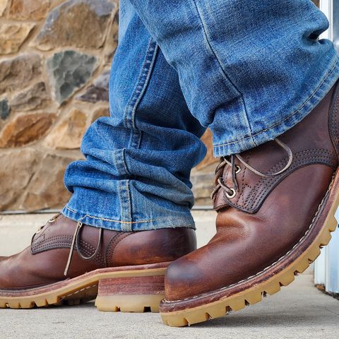 Nicks Urban Logger in Horween Natural Chromexcel