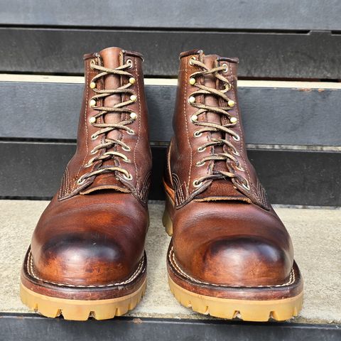 Nicks Urban Logger in Horween Natural Chromexcel