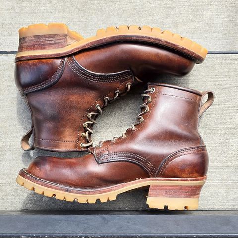 Nicks Urban Logger in Horween Natural Chromexcel