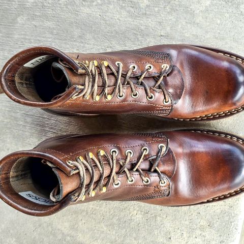 Nicks Urban Logger in Horween Natural Chromexcel