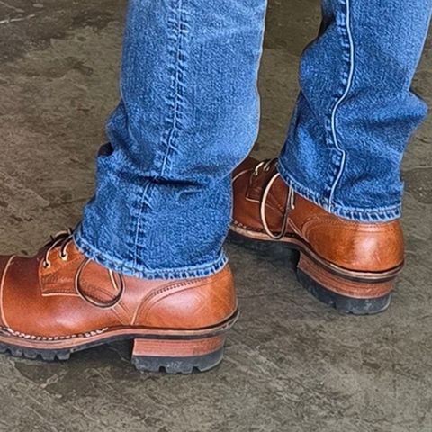 Nicks Wickett and Craig Toe Cap - Double Stuffed - MTO in Wickett & Craig Natural Double Stuffed
