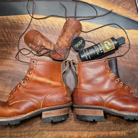 Nicks Wickett and Craig Toe Cap - Double Stuffed - MTO in Wickett & Craig Natural Double Stuffed