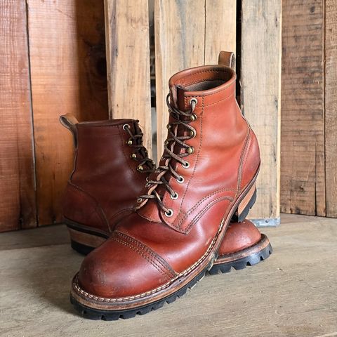 Nicks Wickett and Craig Toe Cap - Double Stuffed - MTO in Wickett & Craig Natural Double Stuffed