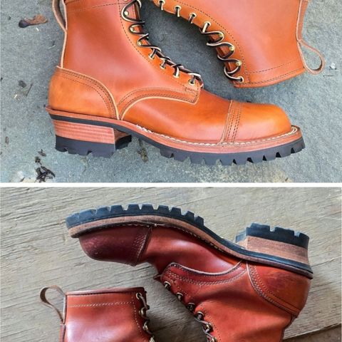 Nicks Wickett and Craig Toe Cap - Double Stuffed - MTO in Wickett & Craig Natural Double Stuffed