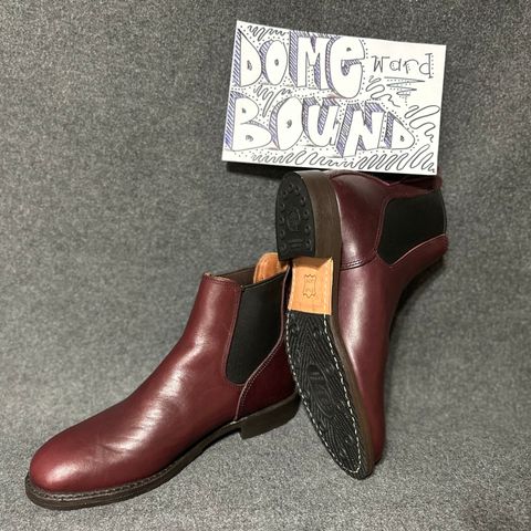 Red Wing Congress Chelsea Boots in S.B. Foot Black Cherry Featherstone