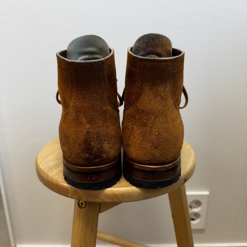 Viberg Service Boot PCT in Horween Golden Brown Predator Roughout