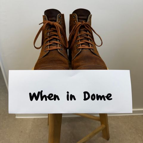 Viberg Service Boot PCT in Horween Golden Brown Predator Roughout