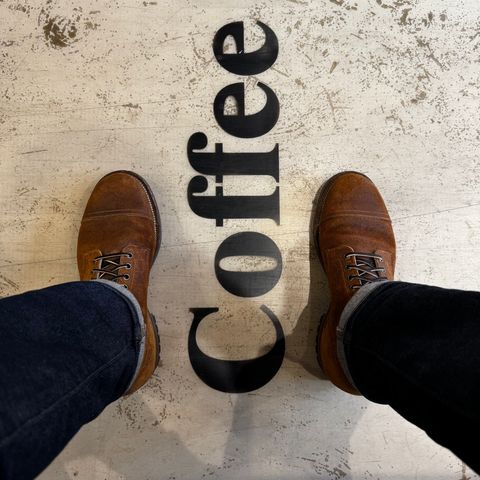 Viberg Service Boot PCT in Horween Golden Brown Predator Roughout