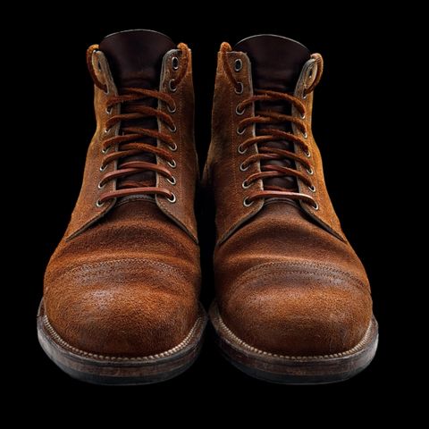 Viberg Service Boot PCT in Horween Golden Brown Predator Roughout