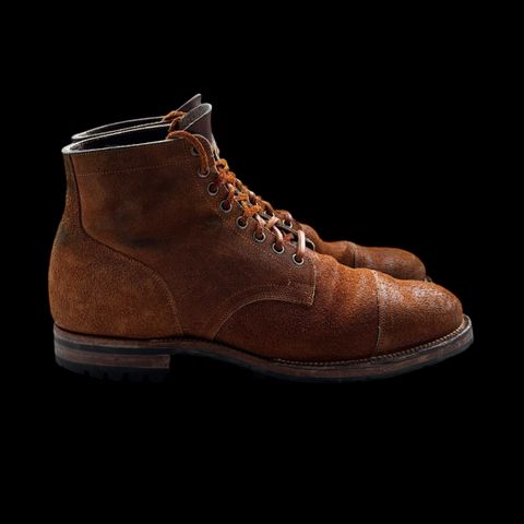 Viberg Service Boot PCT in Horween Golden Brown Predator Roughout